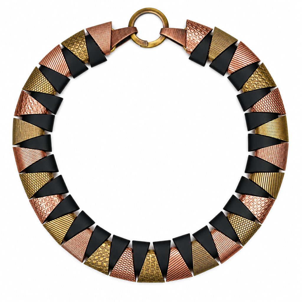 Round Collared Multi-Tone Round Collar - Erica Zap Designs