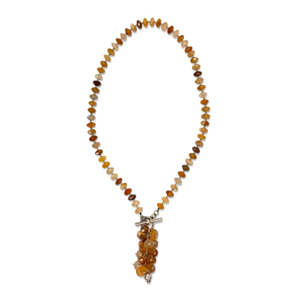 Carnelian and Sterling  Necklace