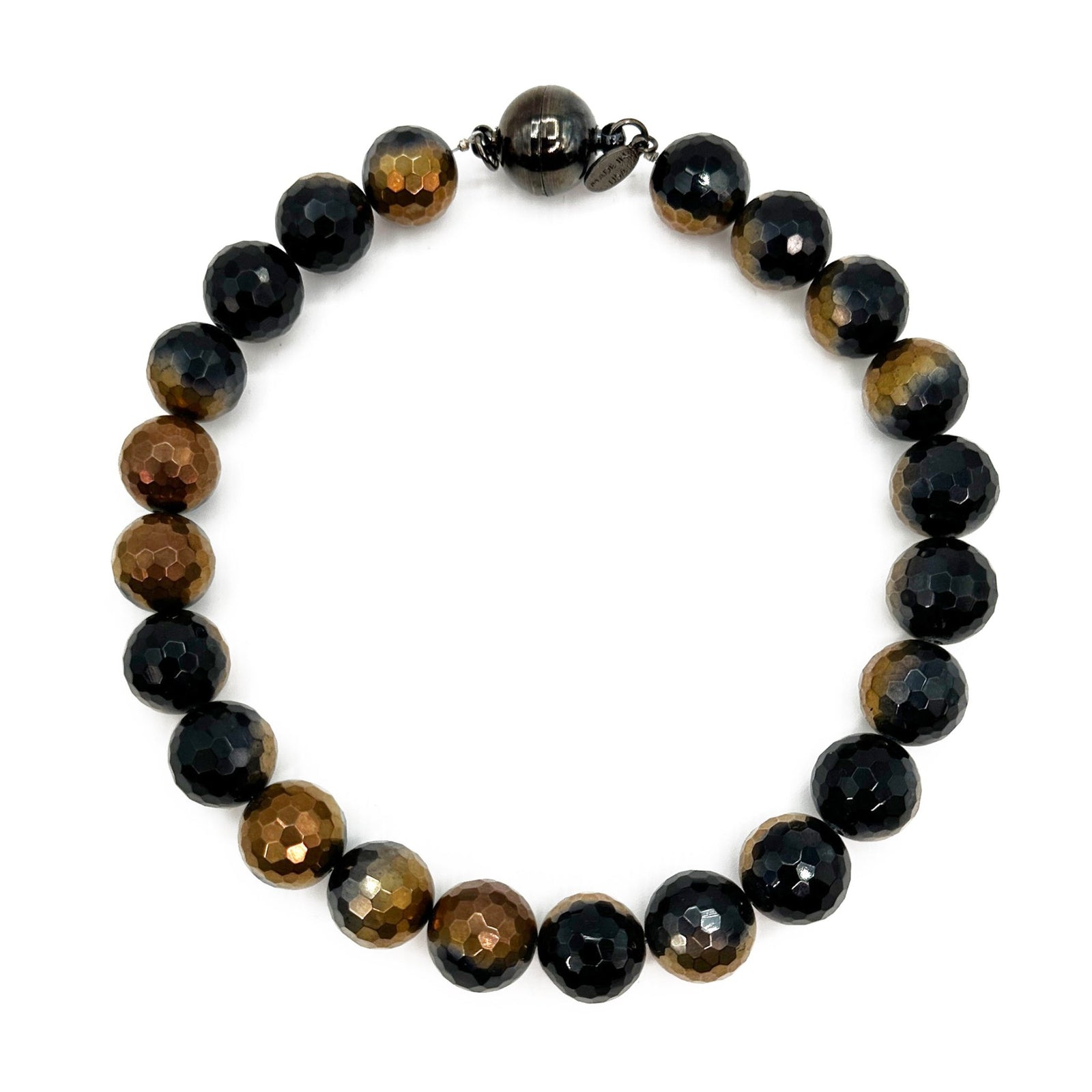 Faceted Fumed Onyx Necklace | Erica Zap Designs