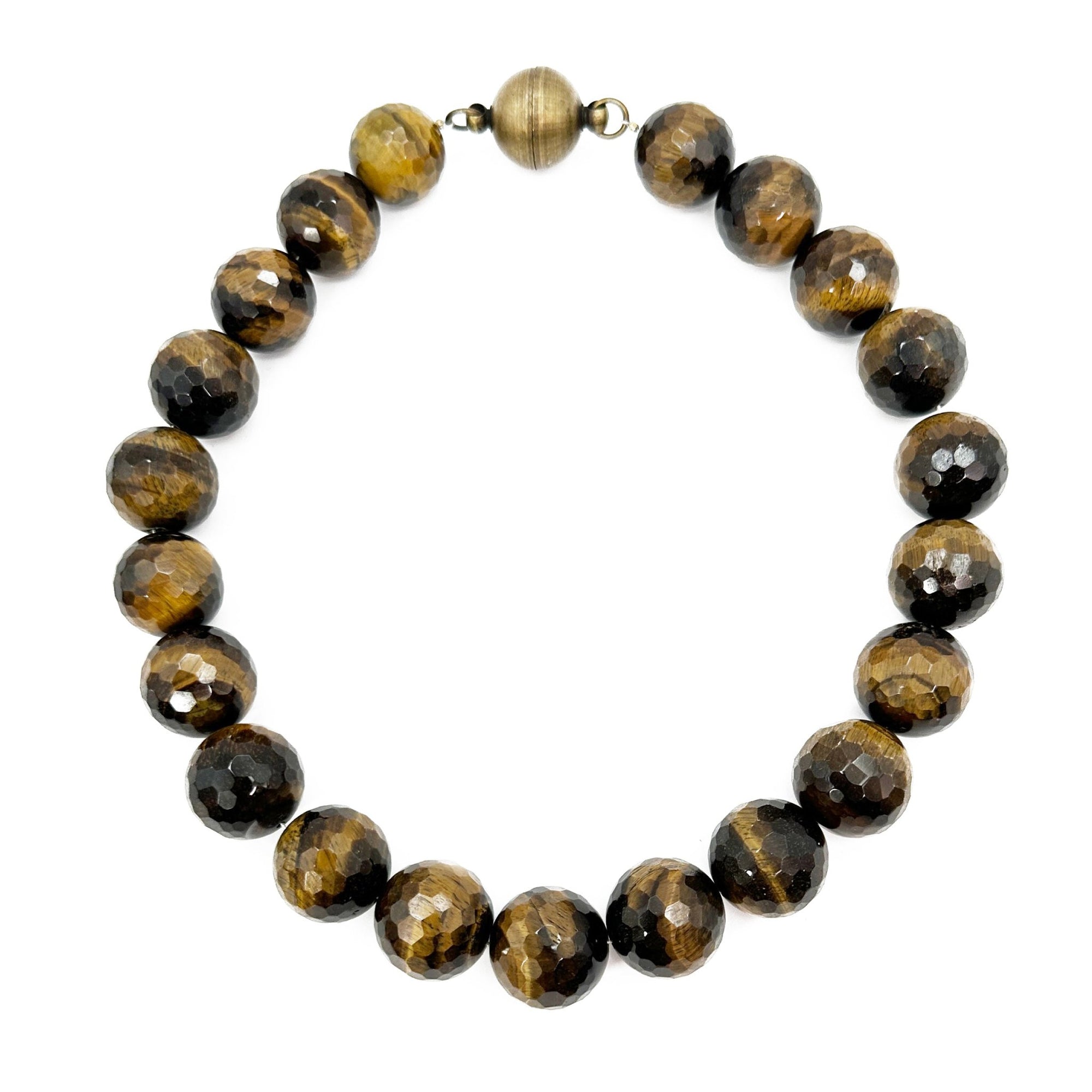 Faceted Tiger's Eye Necklace