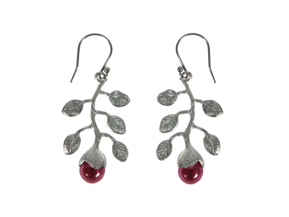 Sterling Branch & Pearl Earrings | Erica Zap Designs