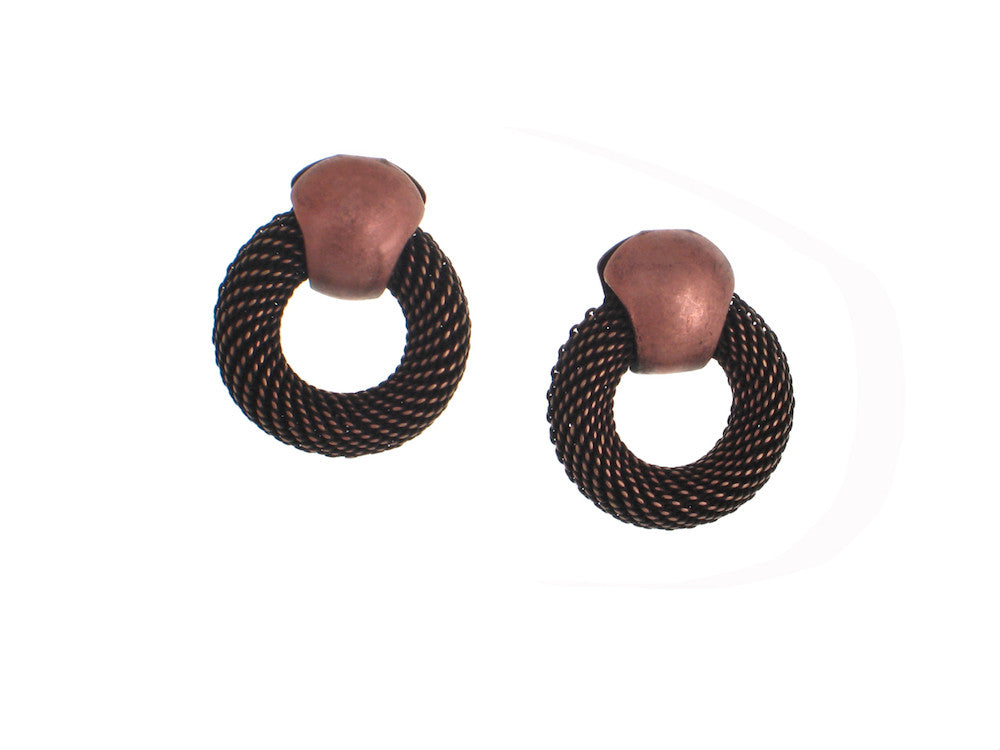 Circle Mesh Earrings | Erica Zap Designs