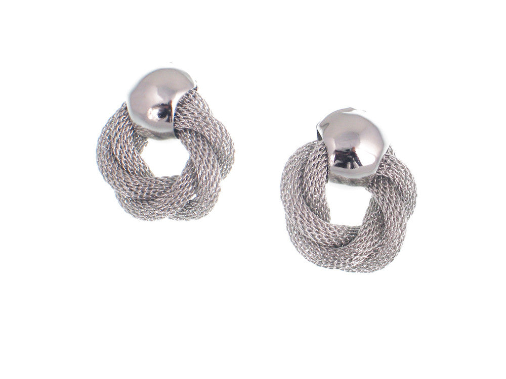 Mesh Knot Earrings | Erica Zap Designs