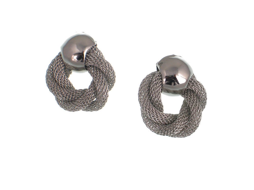 Mesh Knot Earrings | Erica Zap Designs