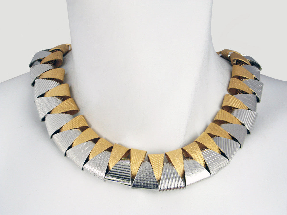 2-Tone Round Collar | Erica Zap Designs