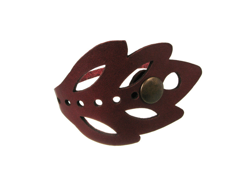Laser Cut Leather Bracelet | Foliage No.4 | Erica Zap Designs