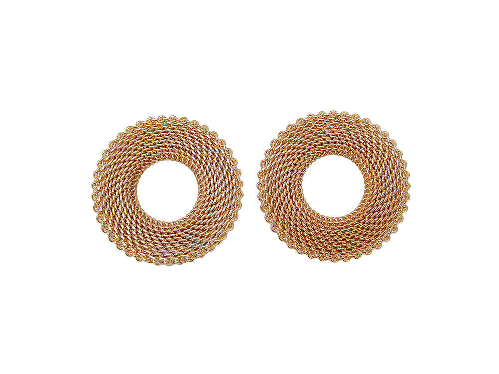 Small Circle Mesh Earrings | Erica Zap Designs