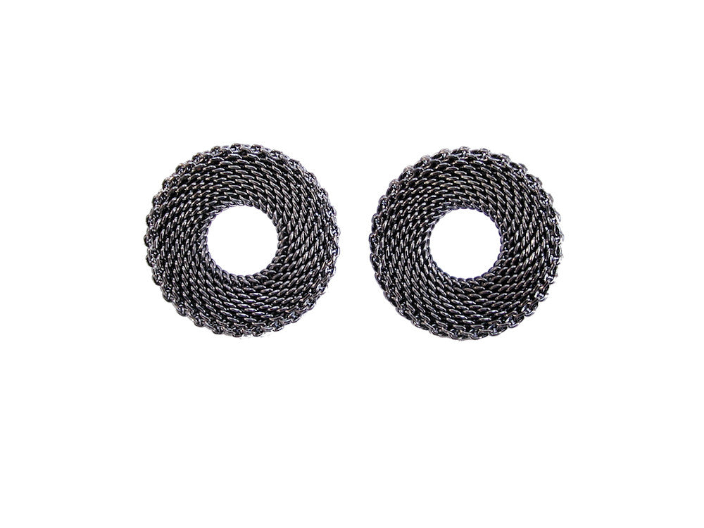 Small Circle Mesh Earrings | Erica Zap Designs