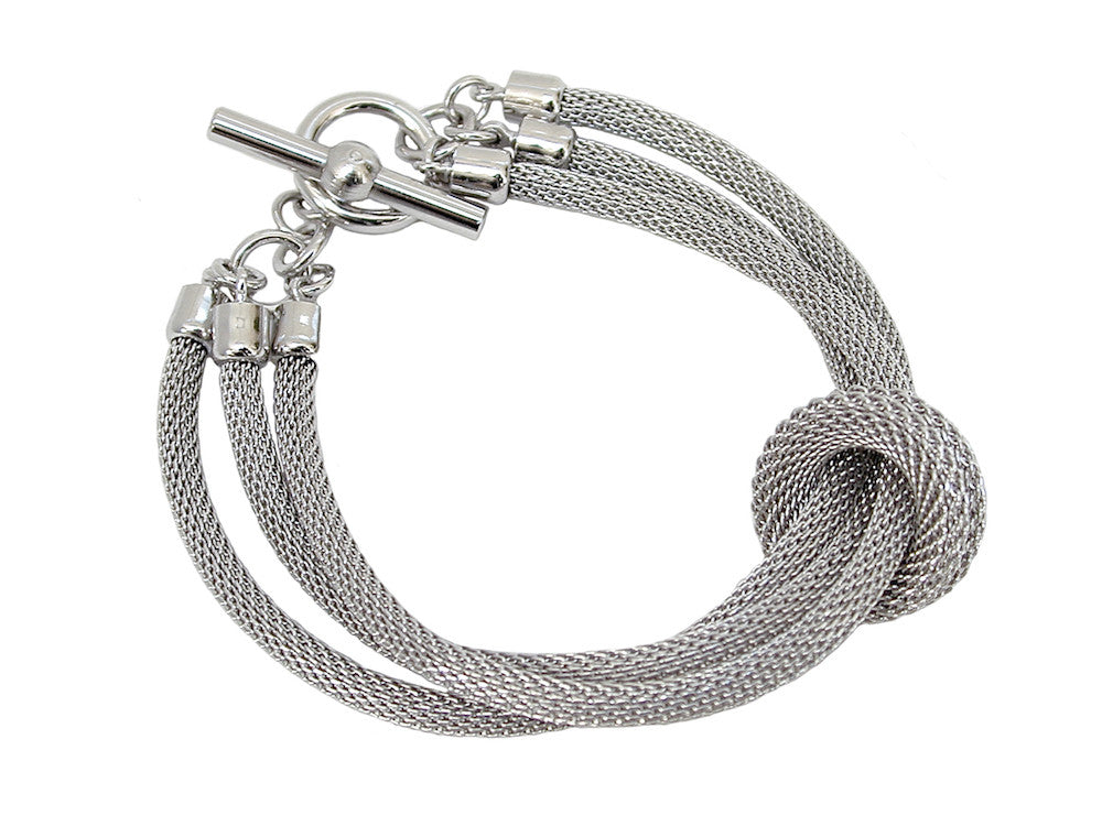 3-Strand Mesh Bracelet with Removable Ring | Erica Zap Designs