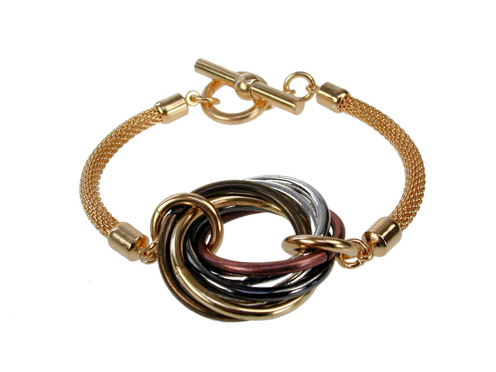 Metal Knot & Mesh Bracelet | Erica Zap Designs