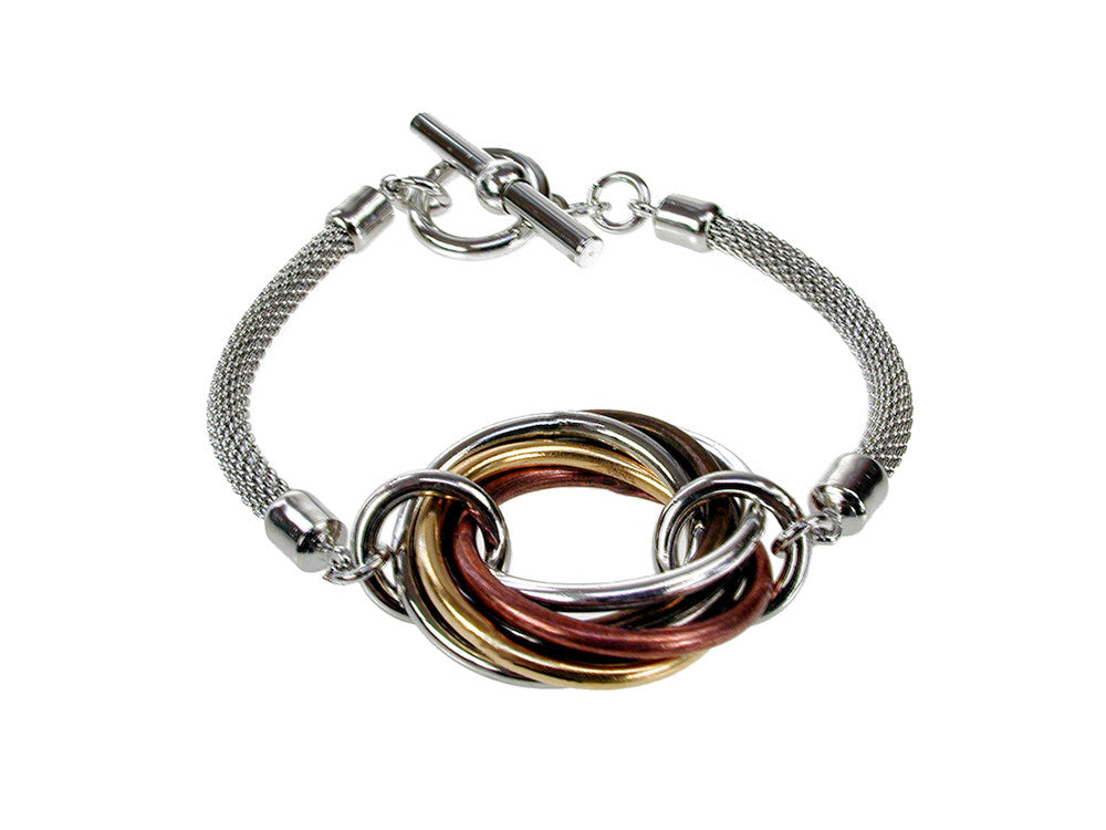 Metal Knot & Mesh Bracelet | Erica Zap Designs