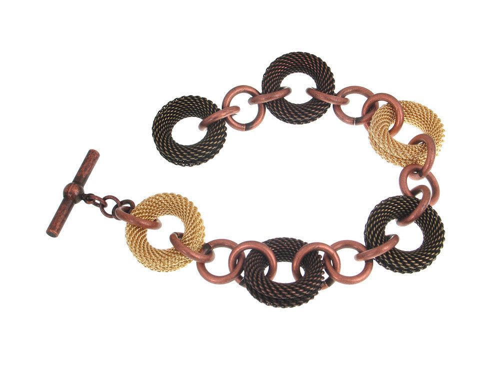 Circle Link Mesh Bracelet | Erica Zap Designs