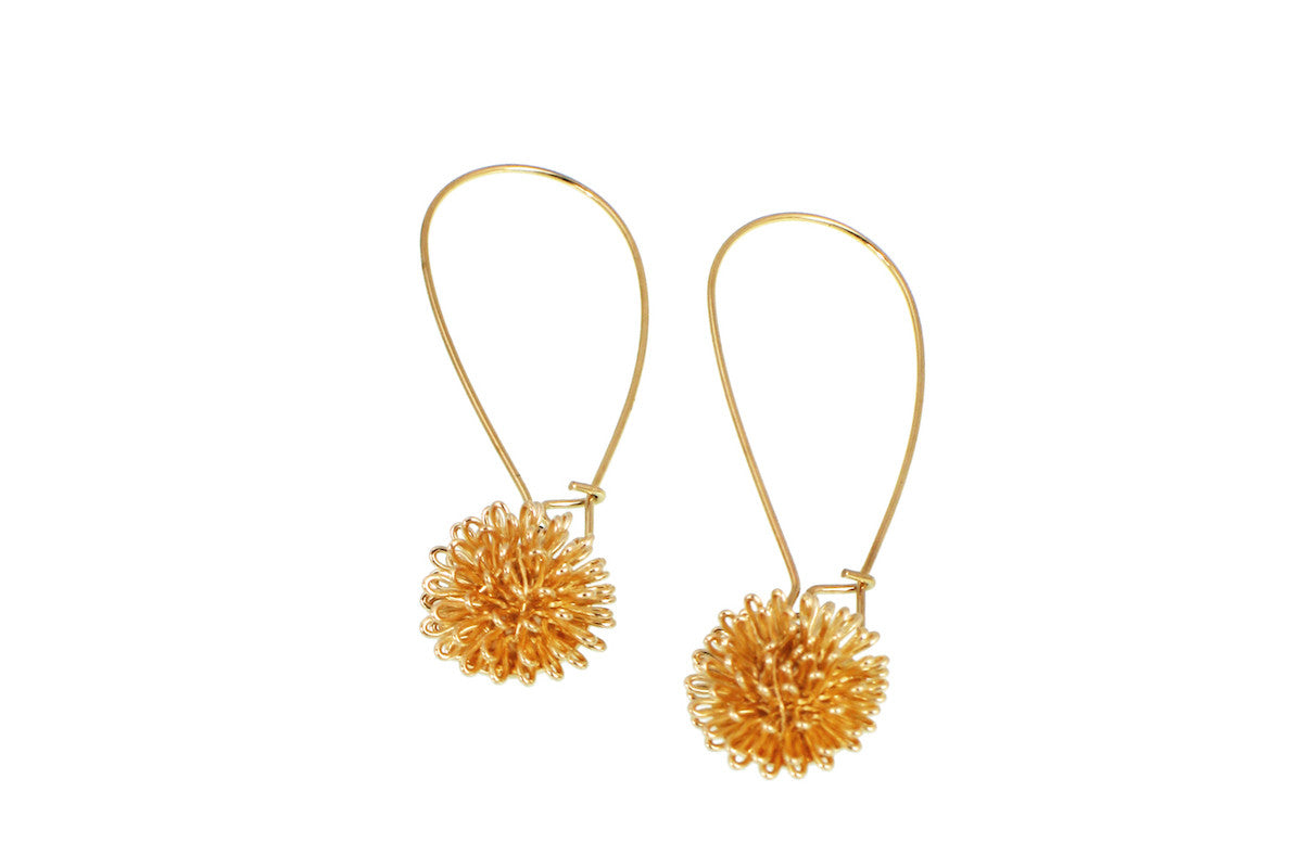 Floral Burst Drop Earrings | Erica Zap Designs