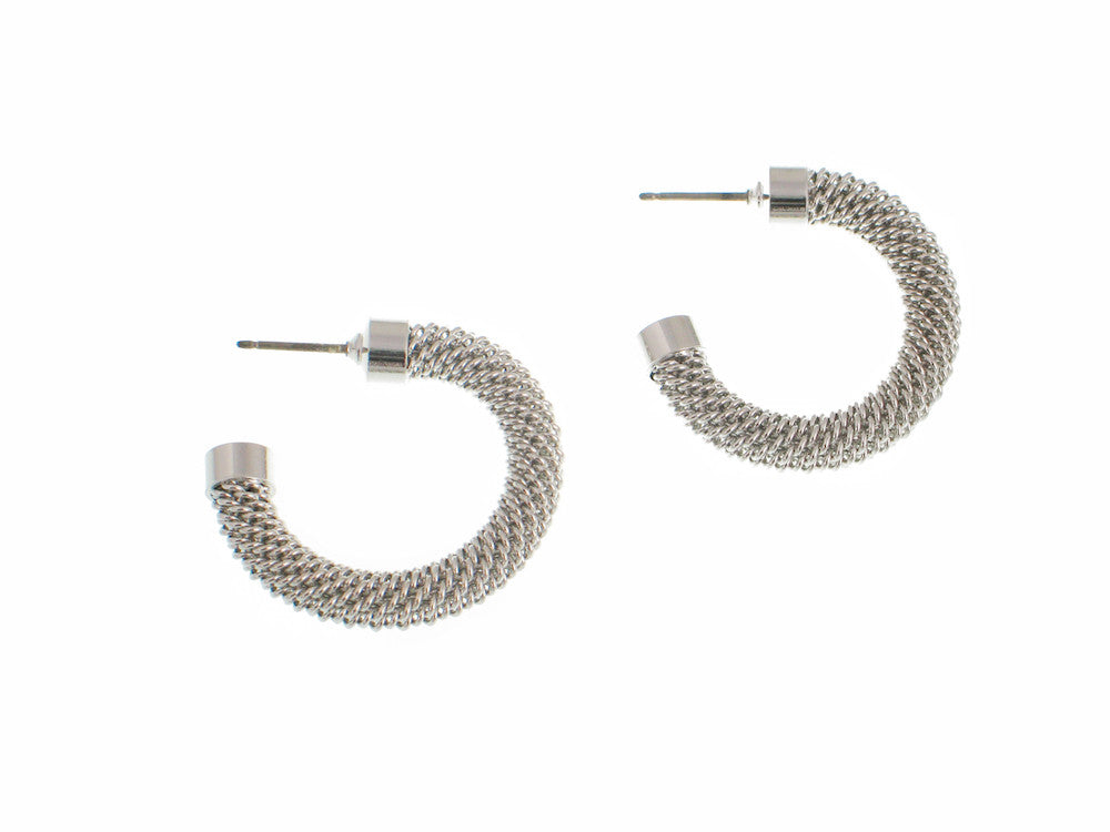 Small Mesh Hoop Earrings | Erica Zap Designs