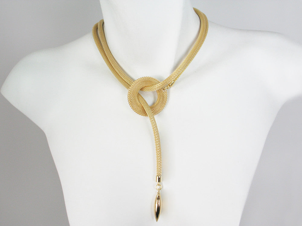 Mesh Lariat Necklace | Erica Zap Designs