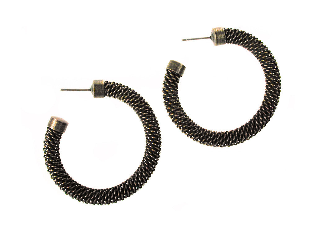 Large Mesh Hoop Earrings | Erica Zap Designs