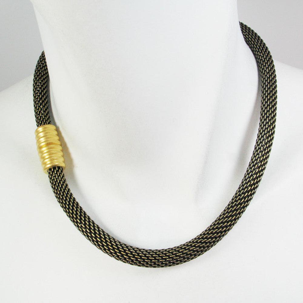 Round Mesh Necklace with Magnetic Clasp | Erica Zap Designs