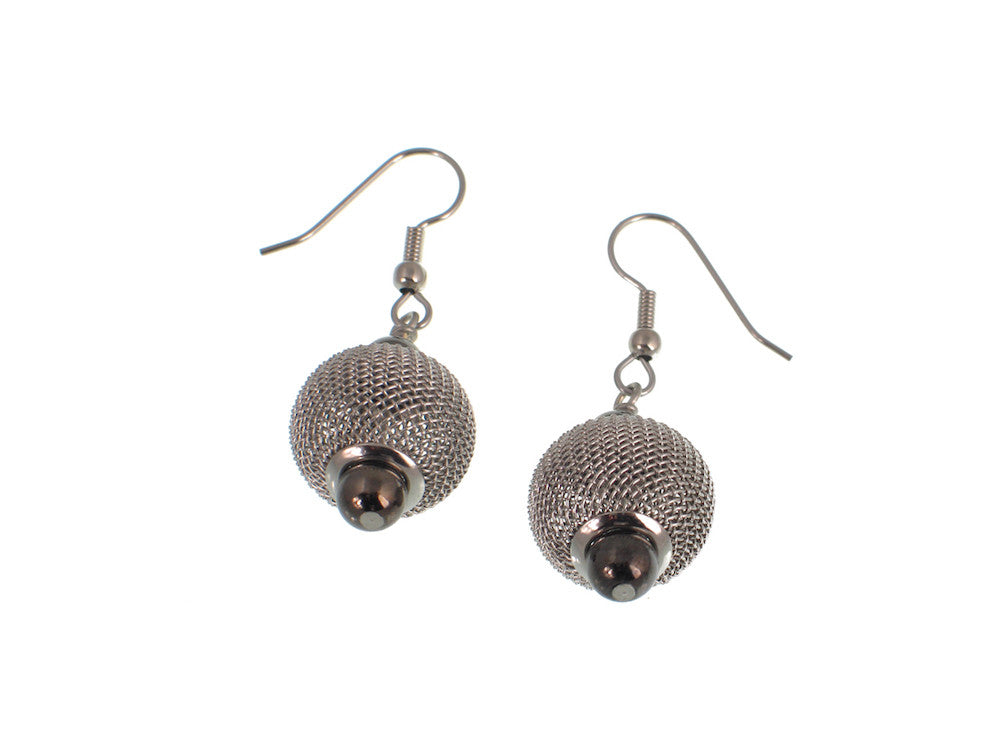 Round Mesh Bead Earrings | Erica Zap Designs