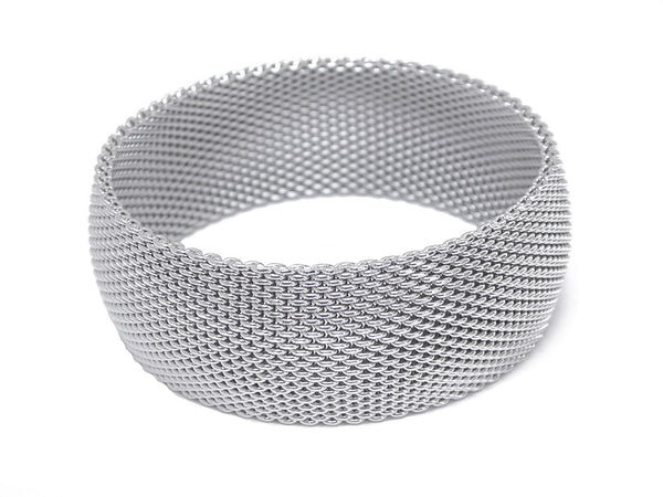 Wide Mesh Bangle - Erica Zap Designs