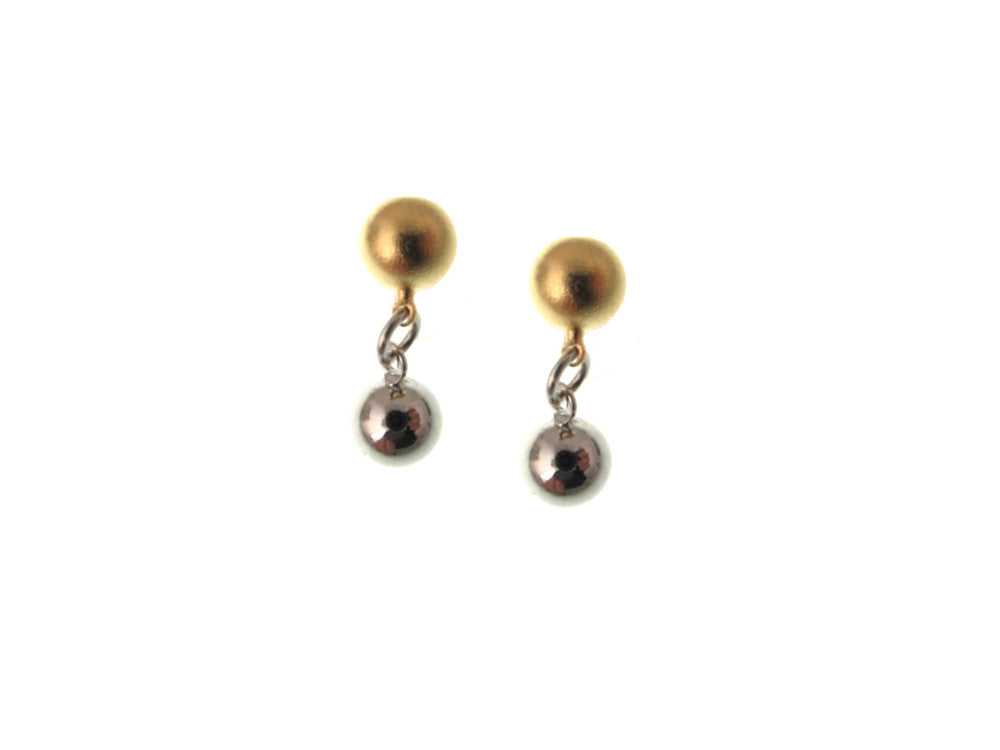 Double Ball Earrings | Erica Zap Designs