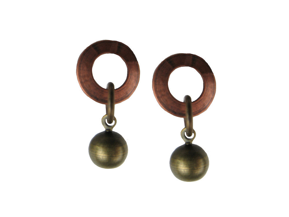 Circle & Ball Earrings | Erica Zap Designs
