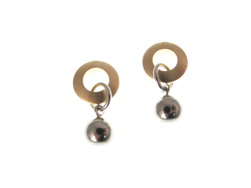 Circle & Ball Earrings | Erica Zap Designs