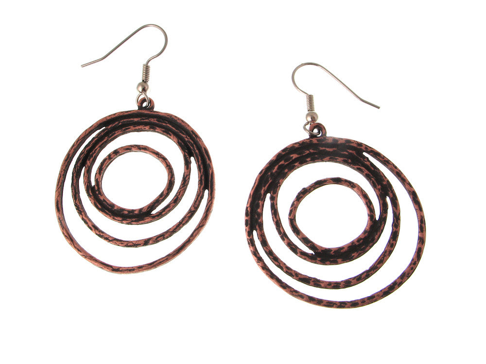 Multi Circle Metal Earrings | Erica Zap Designs