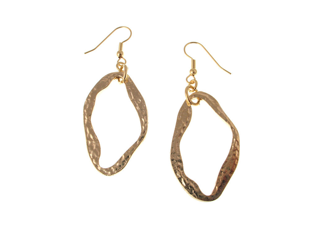 Hammered Oval Earrings | Erica Zap Designs