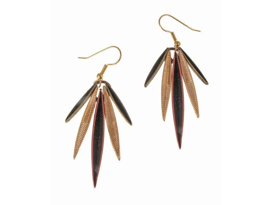 Feather Earrings No. 3 | Erica Zap Designs