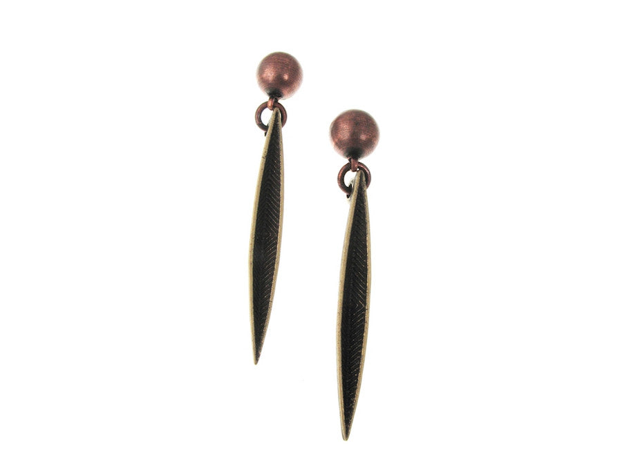Feather Earrings No. 1 | Erica Zap Designs