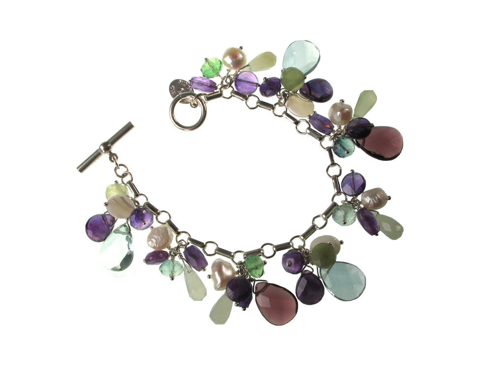 Faceted Stone Cluster Bracelet | Erica Zap Designs