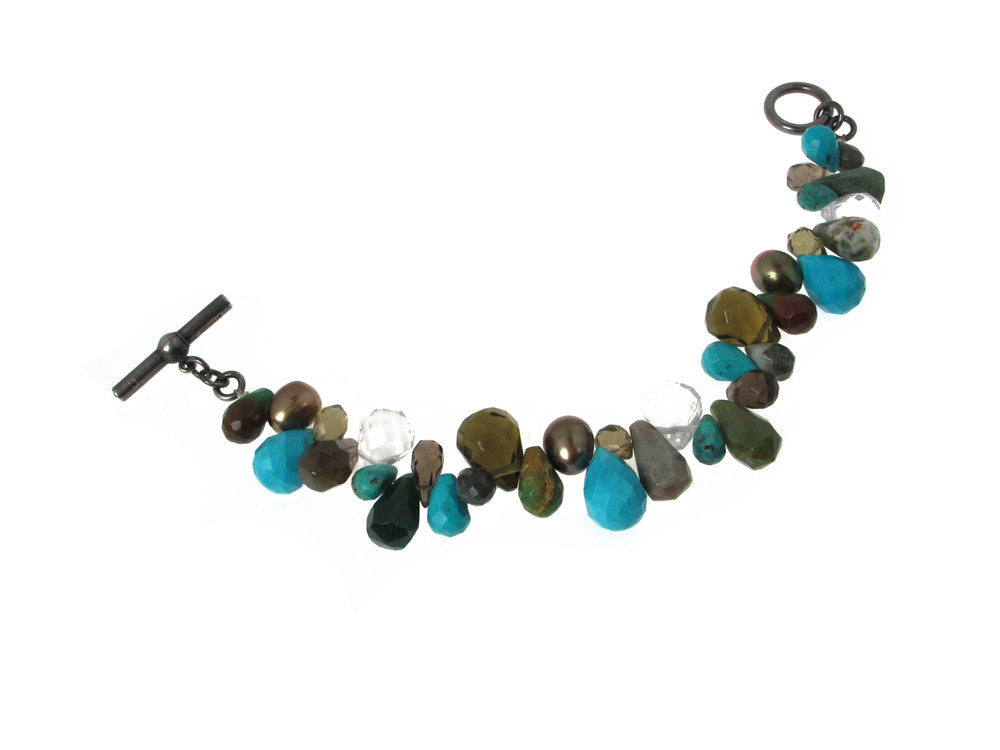 Mixed Briolette Stone Bracelet | Erica Zap Designs
