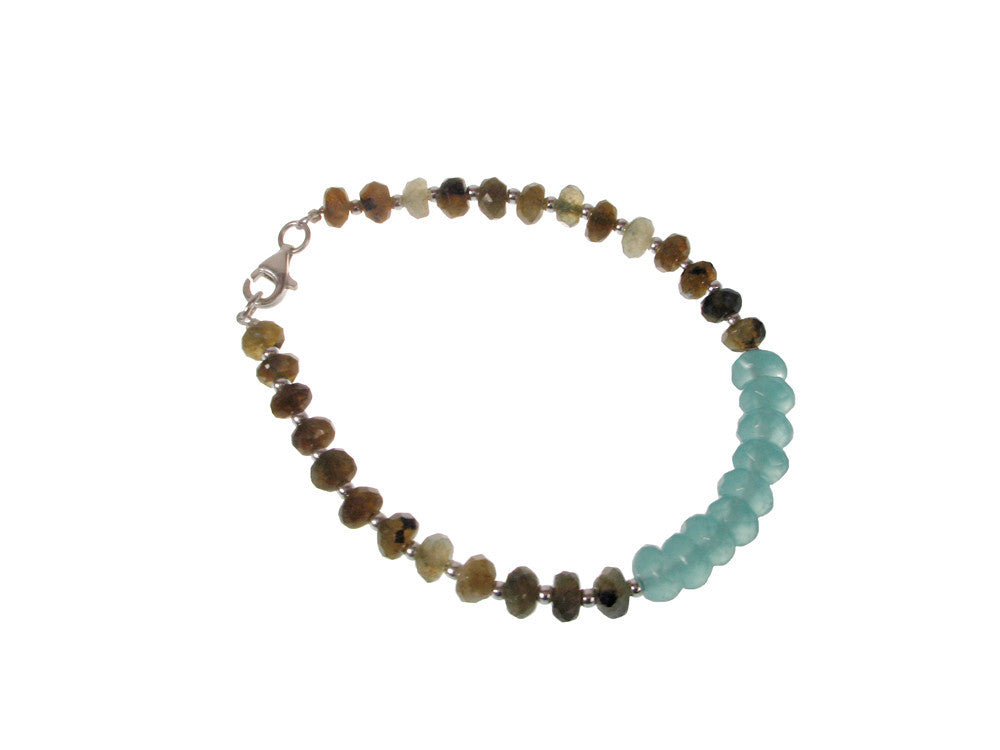 2-Tone Rondelle Bracelet | Erica Zap Designs