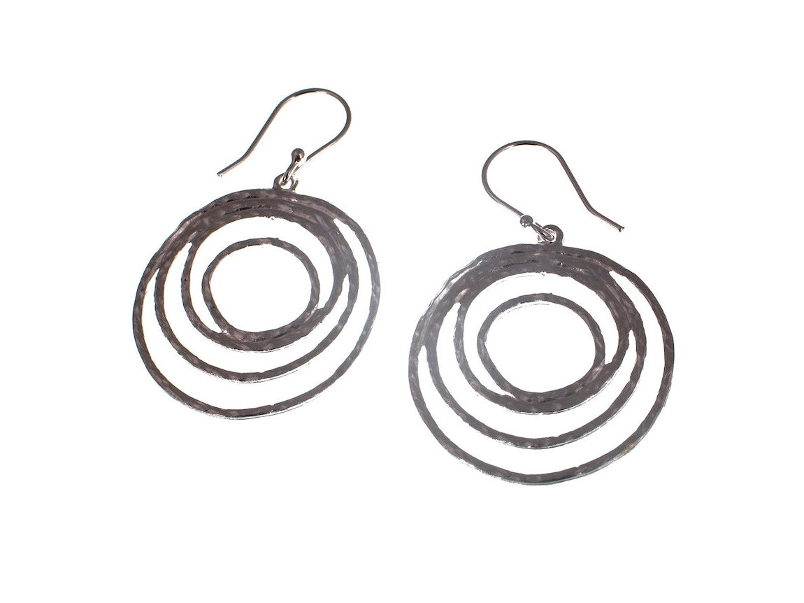 Circle Pattern Sterling Earrings | Erica Zap Designs