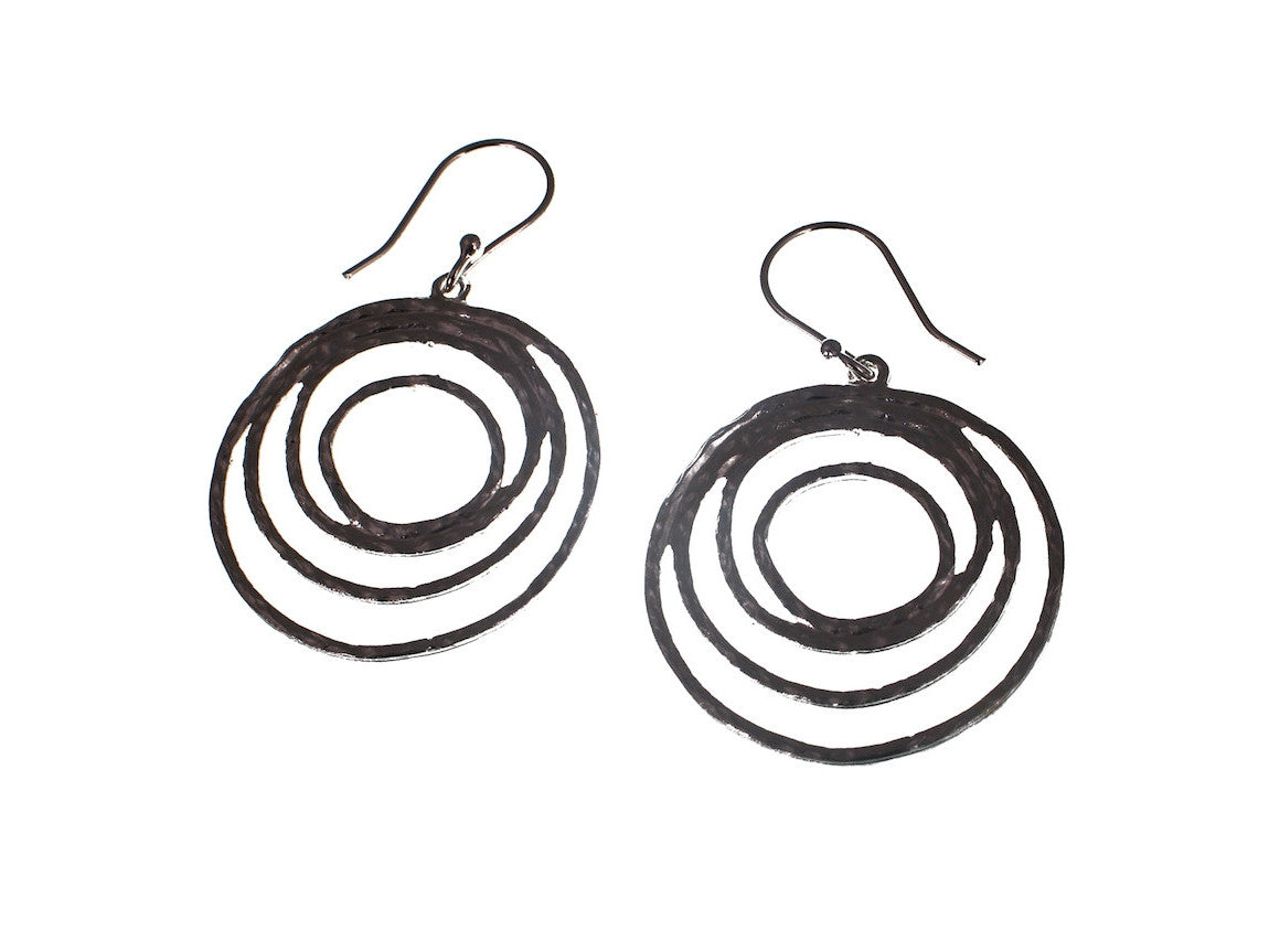 Circle Pattern Sterling Earrings | Erica Zap Designs
