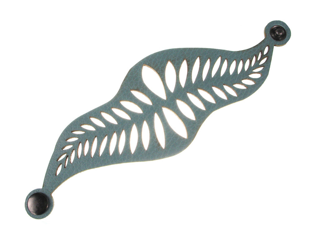 Laser Cut Leather Bracelet | Free Form Pattern | Erica Zap Designs
