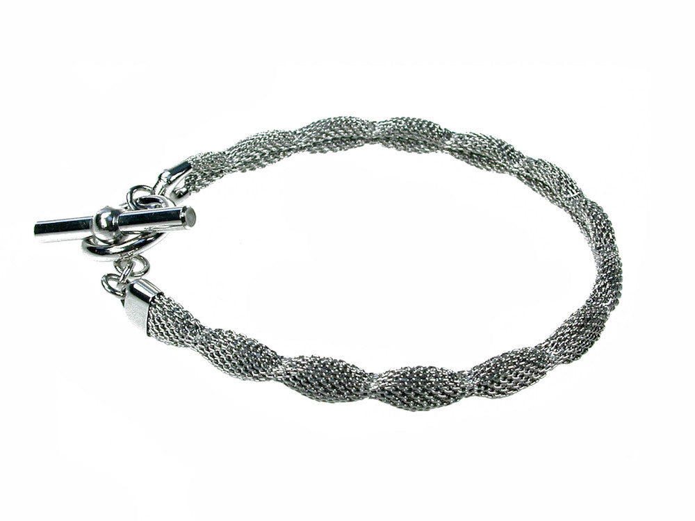 Thin Pinched Mesh Bracelet | Erica Zap Designs