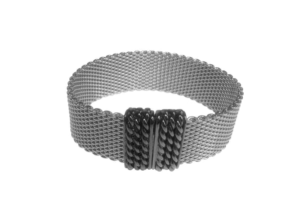 Flat Mesh Bracelet with Magnetic Clasp - Erica Zap Designs