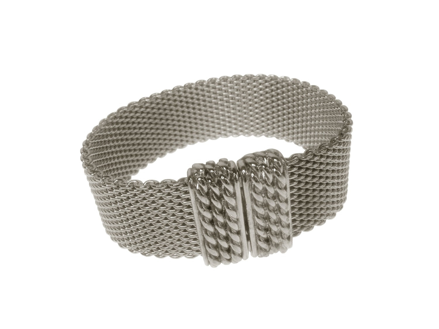 Flat Mesh Bracelet with Magnetic Clasp | Erica Zap Designs