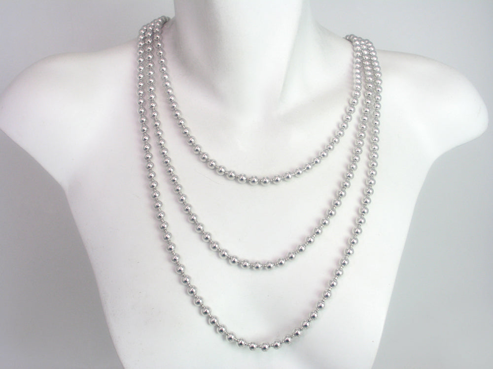 3 Strand Bead Chain Necklace | Erica Zap Designs