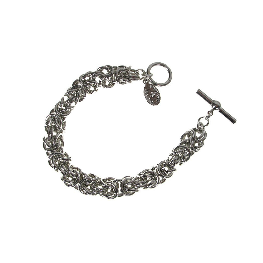 Bizantine Link Metal Bracelet | Erica Zap Designs