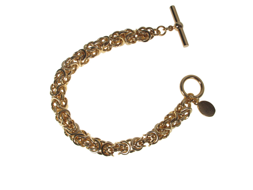 Men's Bizantine Link Metal Bracelet | Erica Zap Designs