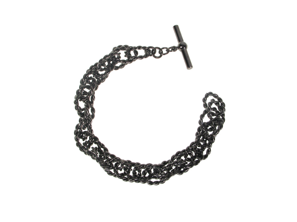 Twisted Oval Link Metal Bracelet | Erica Zap Designs