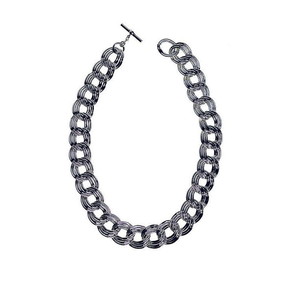Chain Link Ribbons Ribbon Link Chain Necklace - Erica Zap Designs