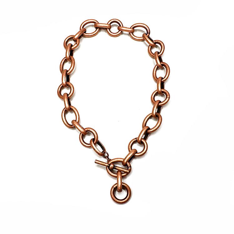Oval and Round Chain Necklace | Erica Zap Designs