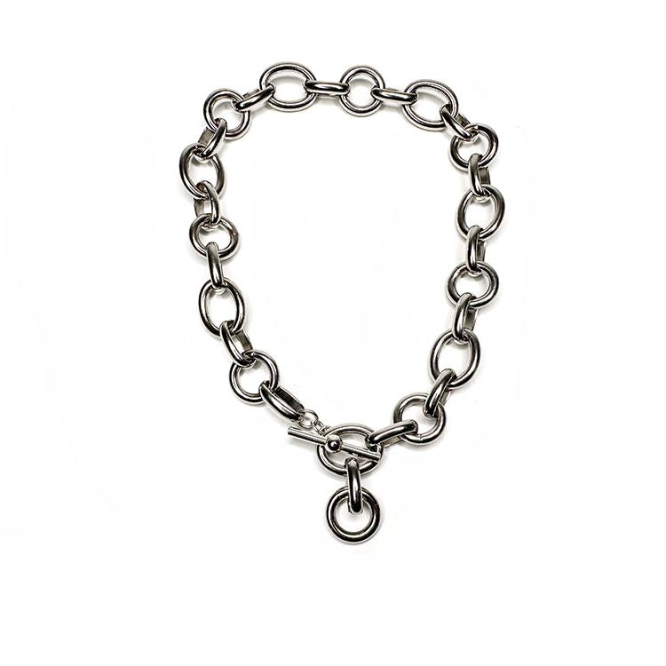 Oval and Round Chain Necklace | Erica Zap Designs