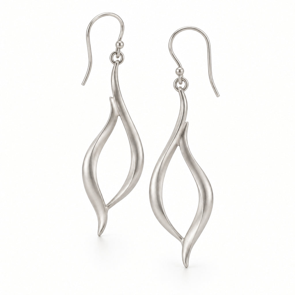 Sterling Teardrop Earrings | Erica Zap Designs
