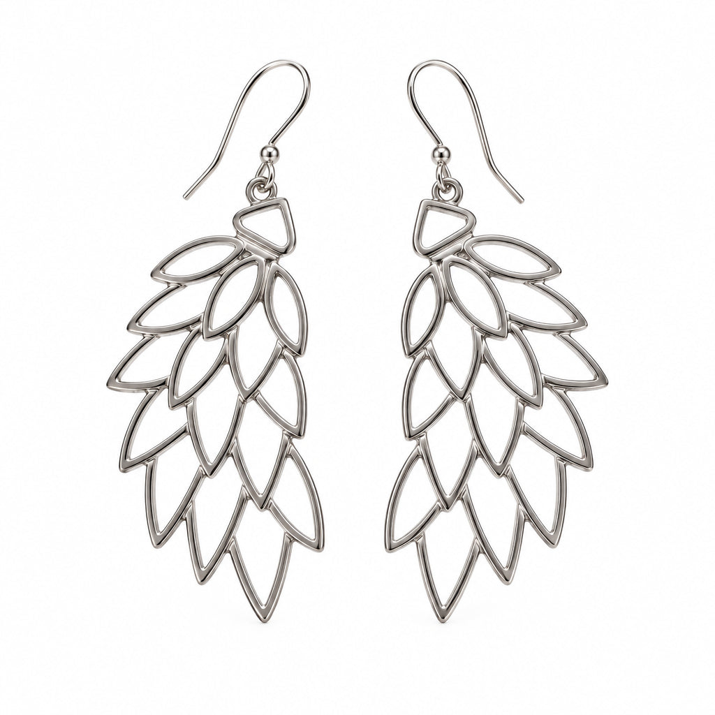 Geometric Wing Earrings | Erica Zap Designs