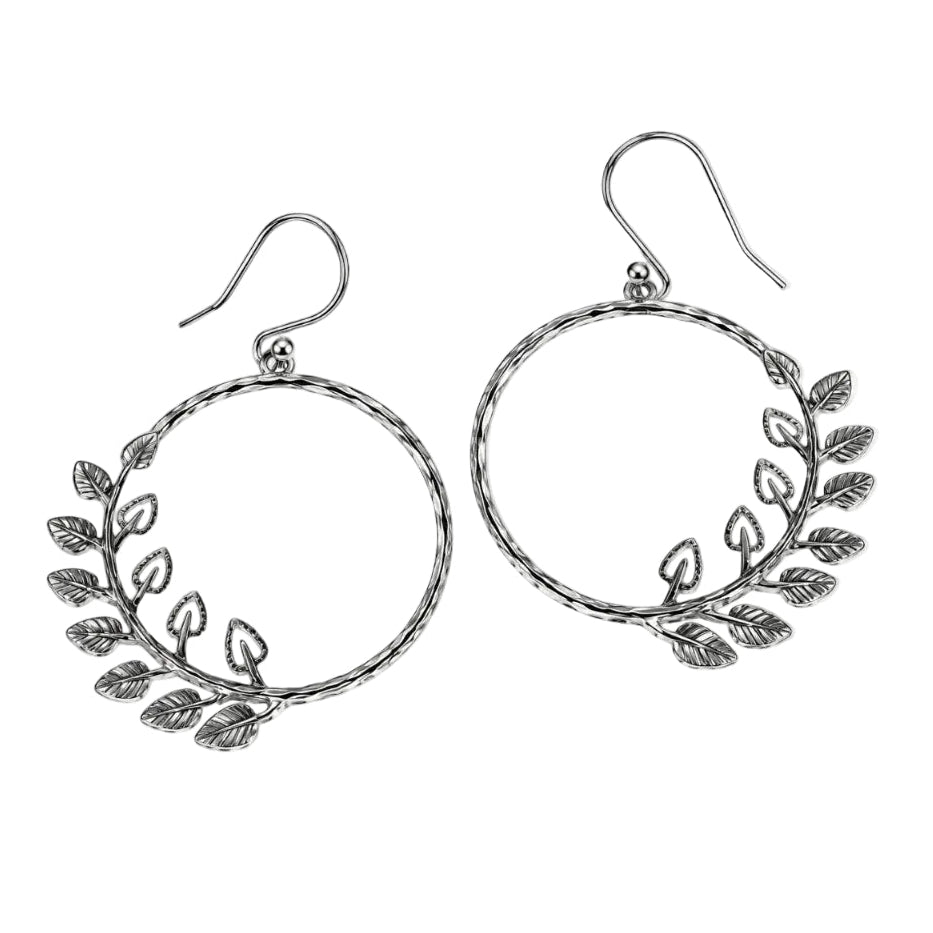 Sterling Hoop Branch Earrings | Erica Zap Designs