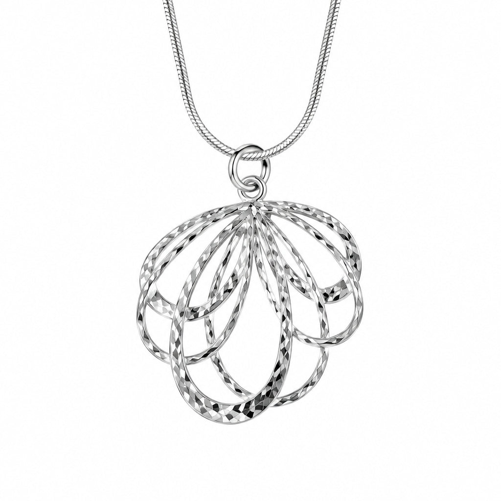 Falling Loops Sterling Pendant Necklace | Erica Zap Designs